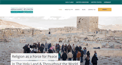 Desktop Screenshot of abrahamicreunion.org